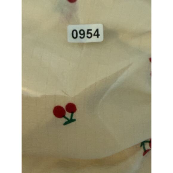 Summer I Turned Pretty Sleep Shorts Pajamas Womens Size Large Cherries Lounge - Picture 5 of 7